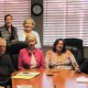 Committee Chairs Meeting of Committee Chairs on March 28 in the Conference Room: Seated left to right: Jack Christiansen--Maintenance, Mary Crowl--Communication, Kathy Jones--View Preservation, Tim Murphy--Traffic & Safety. Standing: Barry Banducci--Finance (representing Chairperson Jeannie Sticher), Alicia Martinez—Recreation, Donna Rosecrans—Landscape. Absent: Jerry Koppang—Architecture.